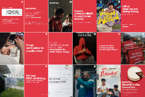 Classic Zomato campaign screenshot